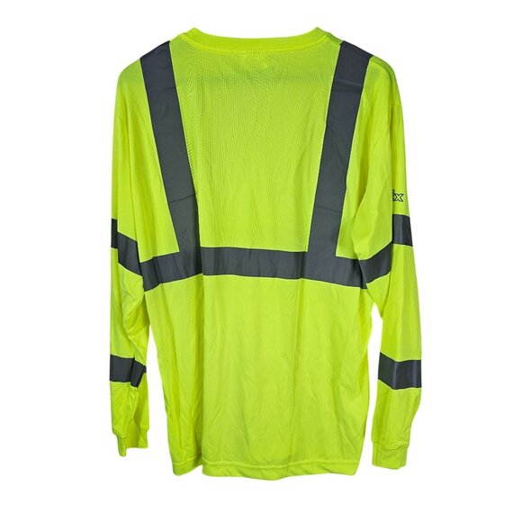 Occunomix FedEx Mens Yellow High-Visibility Safety Shirt Sz XL Reflective - Picture 4 of 10